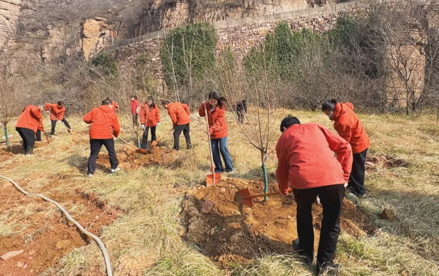 守护自然生态底色，赋能景区高质量发展｜龙潭大峡谷景区开展2026年植树节义务植树活动