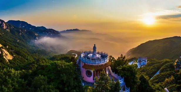 这个夏天去五朵山玩水吧  !一元畅游五朵仙山，一元品尝山顶烩面